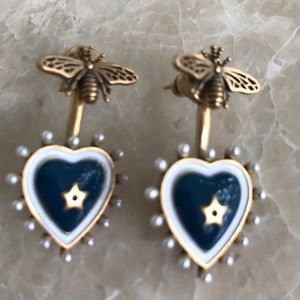 DIOR 9.25 silver earrings authentic